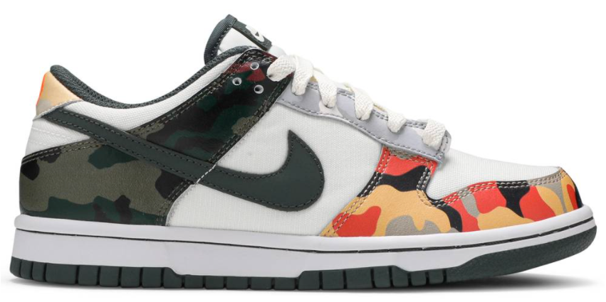 Nike Dunk Low Sail Multi-Camo (GS)