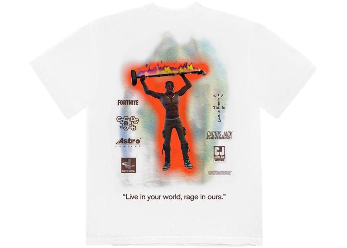 Travis Scott The Scotts Rage Emote T-Shirt White