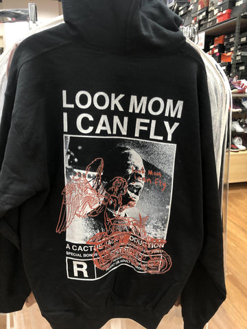 Black Motorcycle Look Mom I can Fly hoodie
