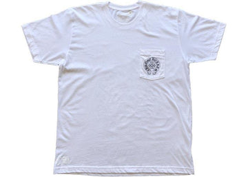 Chrome Hearts Script Cross Tee in White