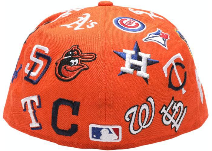 Supreme MLB New Era Orange