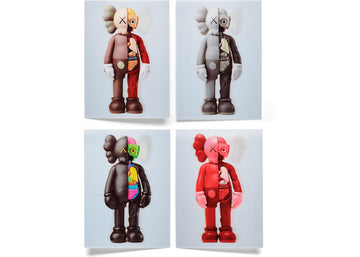 KAWS Companion Flayed Lenticular Postcard (Set of 4) Multi