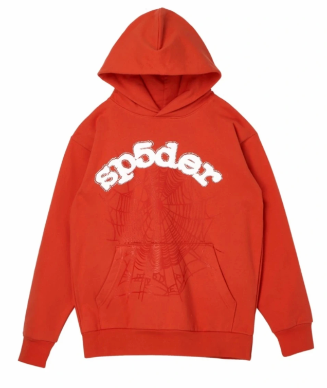 Spider sp5der Worldwide Websuit Hoodie Orange