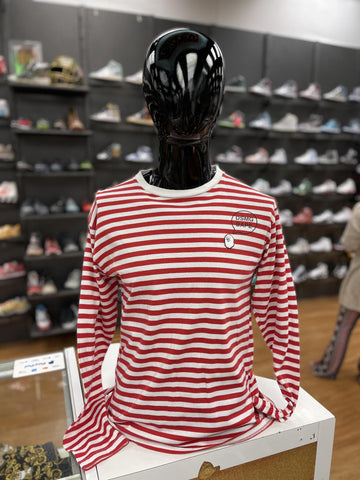 Vnds bape world gone mad long sleeve Red/White
