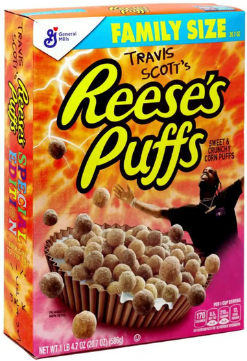 Travis Scott x Reese's Puffs Cereal Family Size
