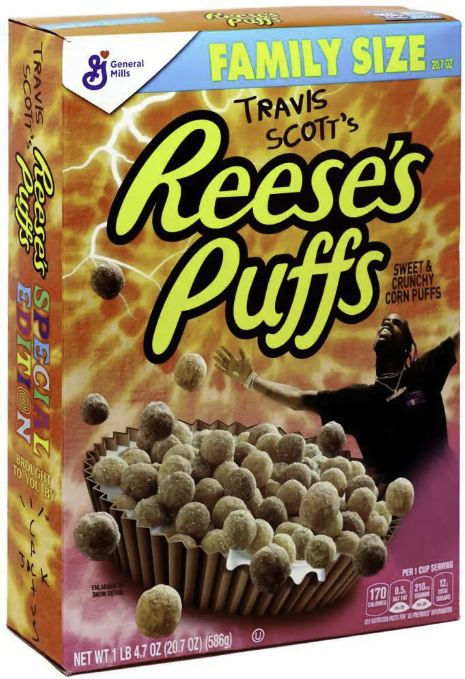Travis Scott x Reese's Puffs Cereal Family Size