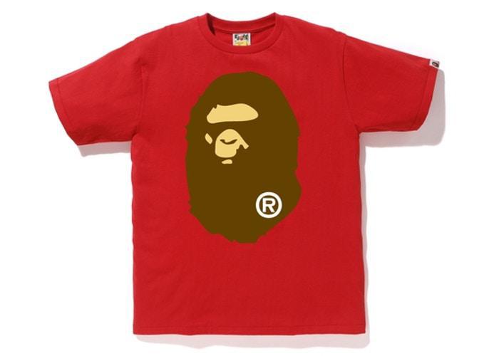 BAPE Big Ape Head Tee Red