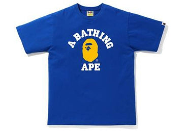BAPE Colors College T-Shirt Blue/Yellow