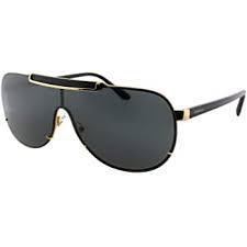 Versace Men's Metal Aviator Sunglasses
