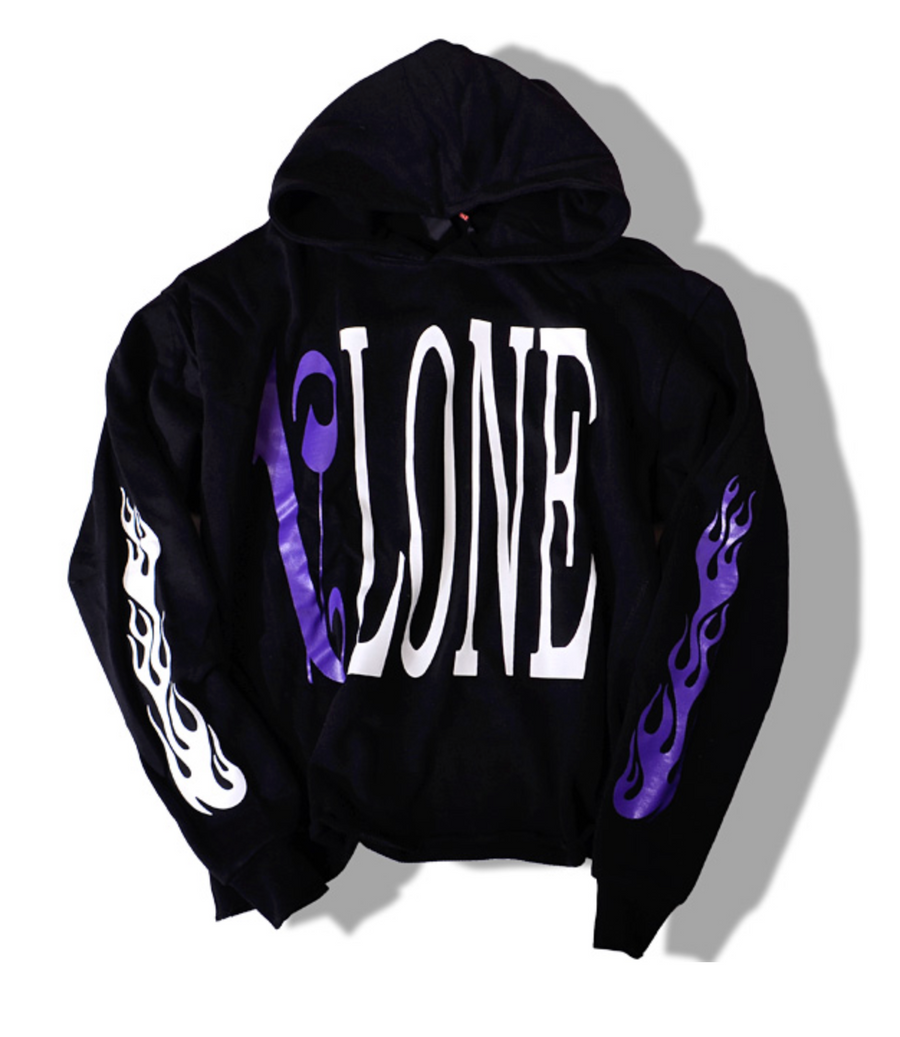 Vlone x Palm Angels Hoodie Black