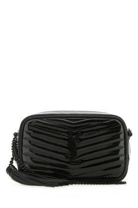 Saint Laurent Lou Mini Bag In Quilted Patent Leather