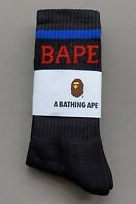 BAPE Team Sport Socks Black