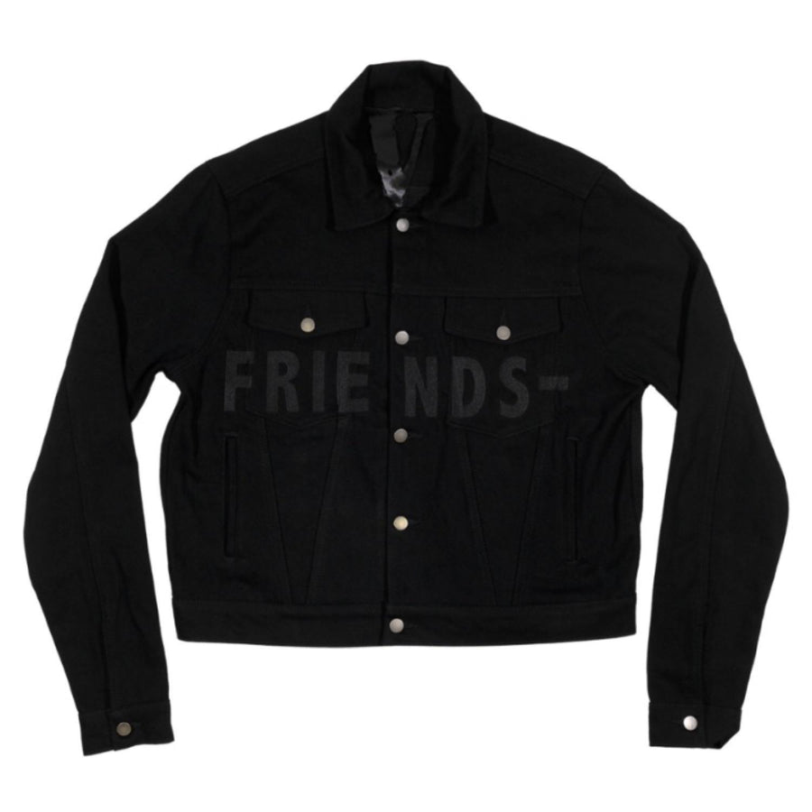Vlone Friends Denim Jacket Black