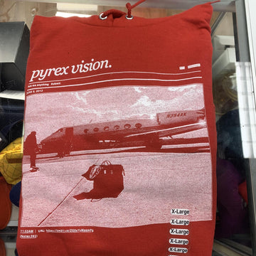 Off White Pyrex Vision Red hoodie