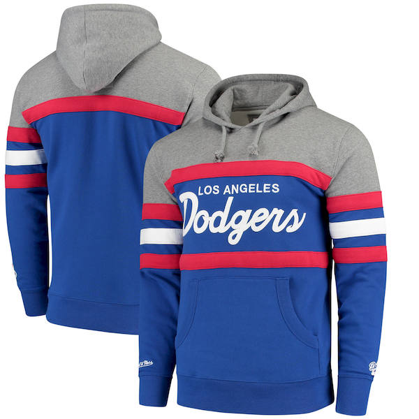 Los Angeles Dodgers Mitchell & Ness Royal Head Coach Hoodie
