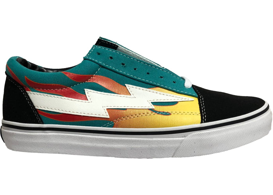 Revenge X Storm Low Top Teal (With Flames)