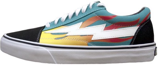 Revenge X Storm Low Top Teal (With Flames)