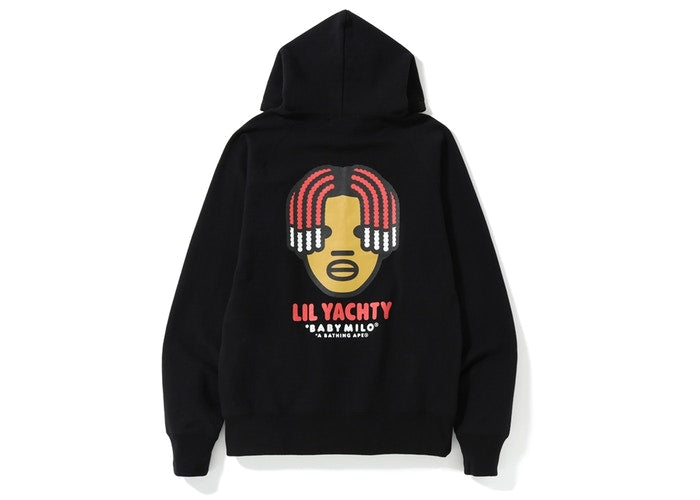 BAPE Baby Milo x Lil Yachty Pullover Hoodie Black