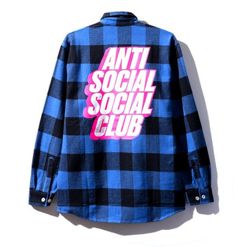 Anti Social Social Club Flannel Blue