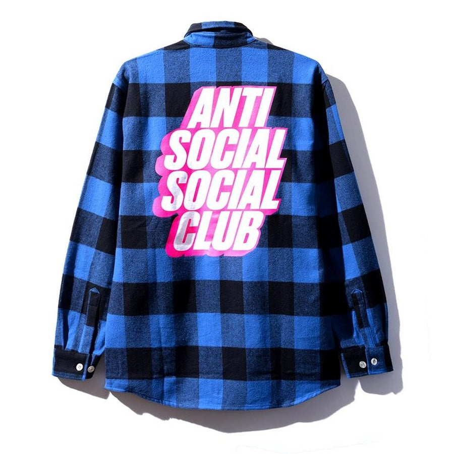 Anti Social Social Club Flannel Blue