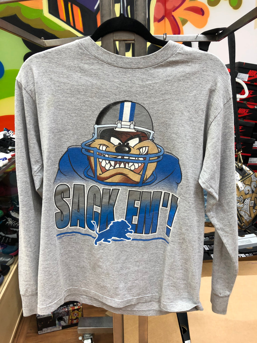 Vintage tasmanian Devil Detroit Lions Sick Em L/S