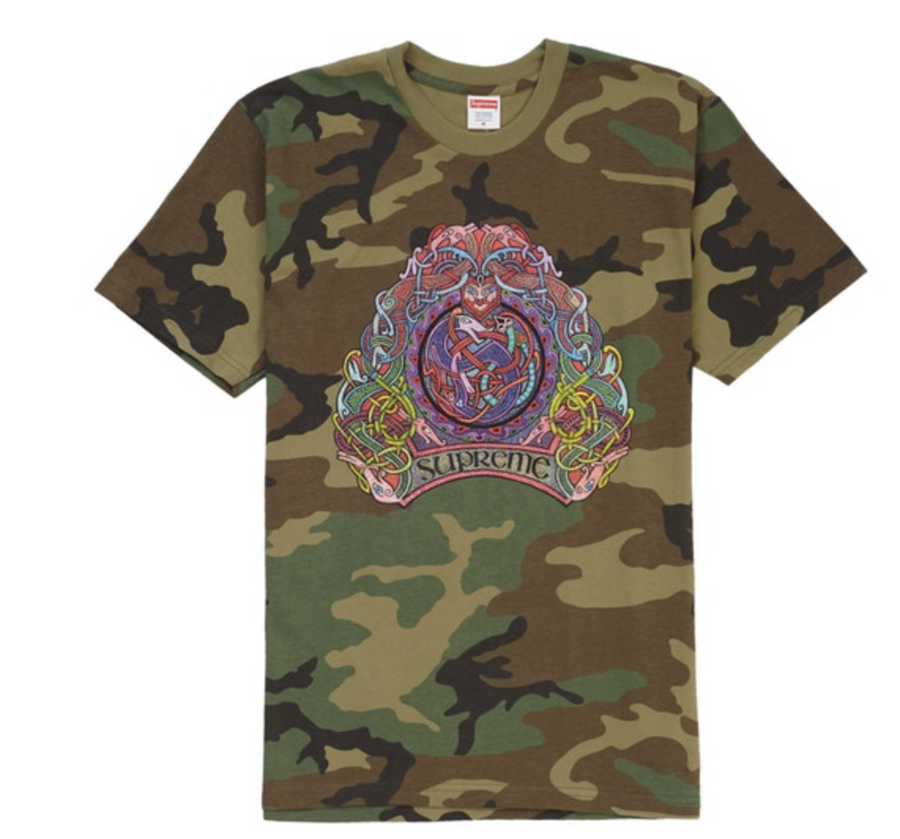 Supreme Knot Tee Woodland Camo