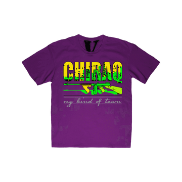 Vlone Chiraq My Of Kind Town Tee Purple