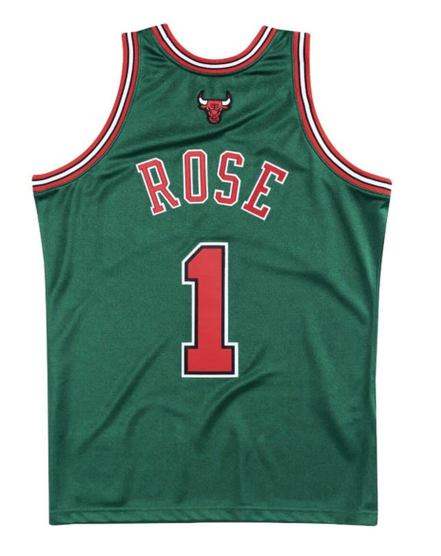 Authentic Jersey Chicago Bulls Alternate 2008-09 Derrick Rose