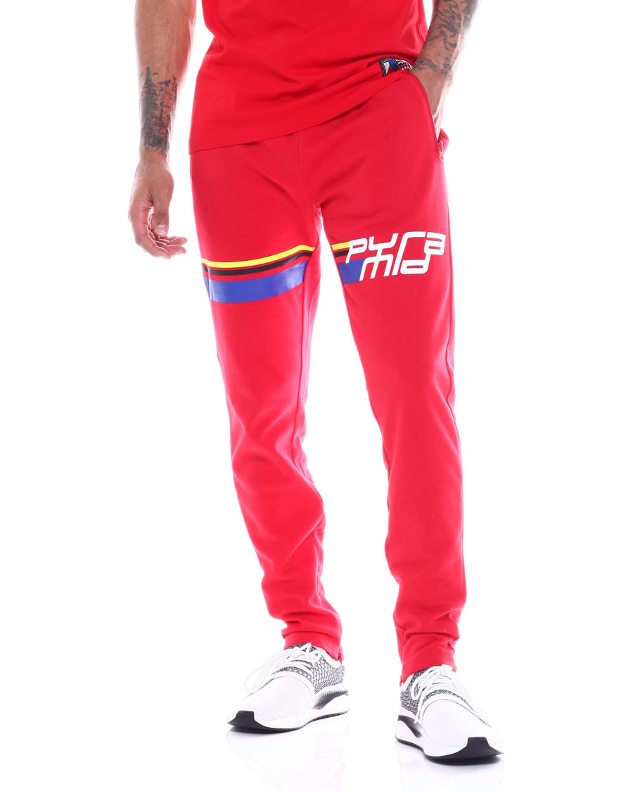 BLACK PYRAMID FUTURE CLASSIC TRACK PANTS Red