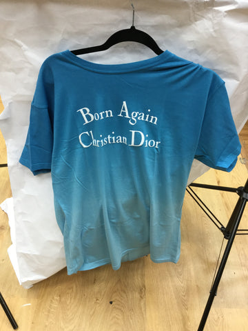 Chinatown Market Born Again Christian Dior Blue Ombré T-shirt