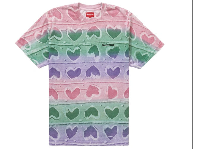 Supreme Hearts Dyed S/S Top Pink
