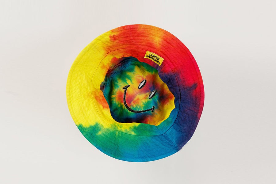 Chinatown Market x Highsnobiety Smiley Rainbow Bucket Hat