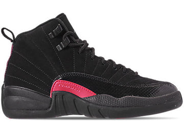 Jordan 12 Retro Black Rush Pink (GS)