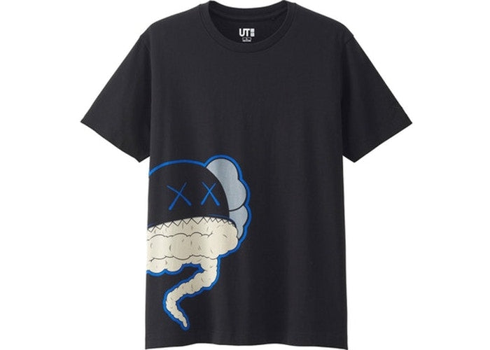 KAWS x Uniqlo Cloud Tee (Japanese Sizing) Black