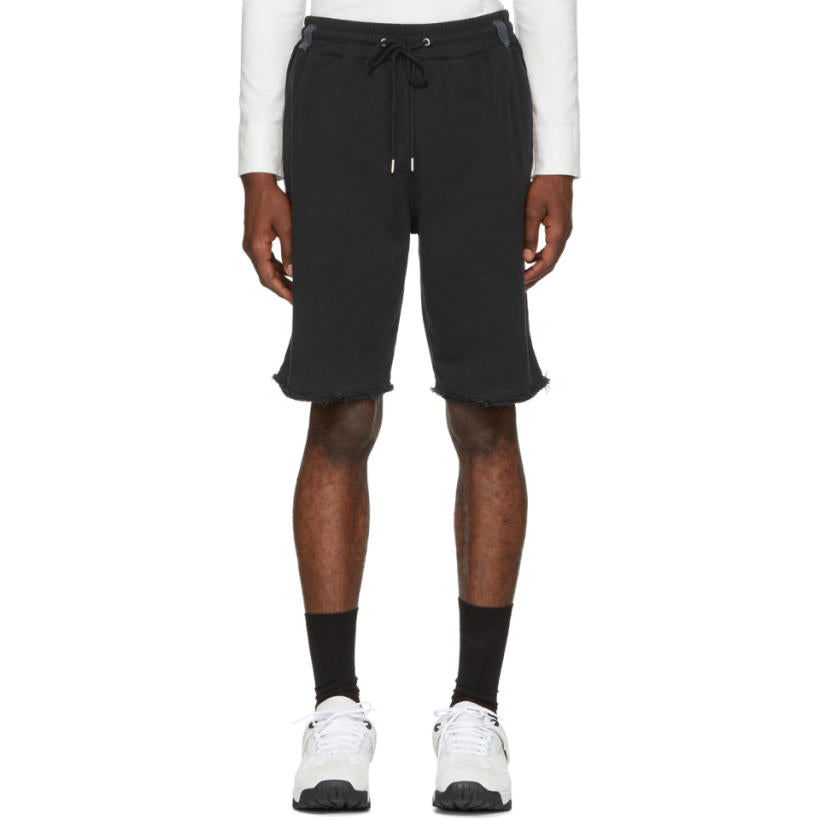HELMUT LANG Black Washed Shorts