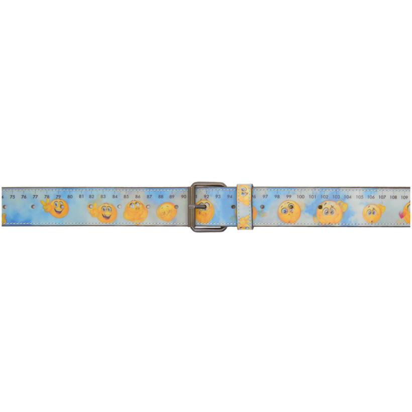 VETEMENTS Multicolor Emoji Hologram Belt
