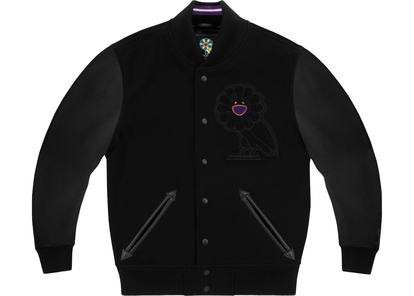 Ovo x murakami varsity jacket store