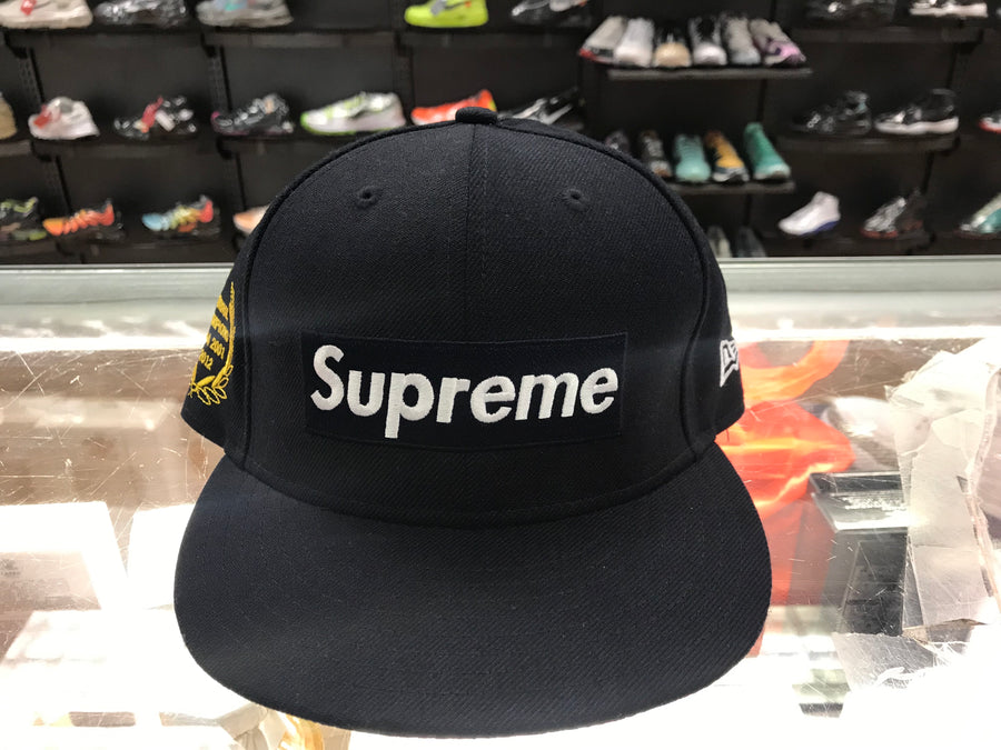 Supreme x New Era Box Logo National Championship Cap