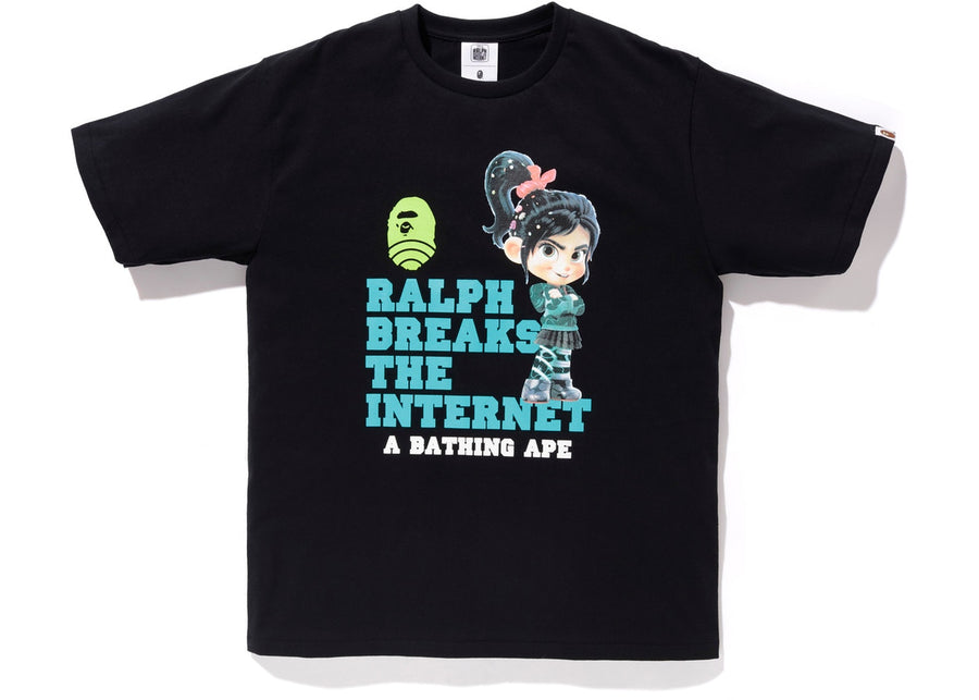 Bape x Ralph Breaks the Internet Tee 3 Black