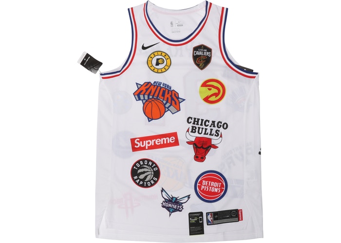 Supreme Nike/NBA Teams Authentic Jersey White