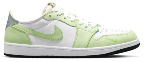 Jordan 1 Retro Low White Ghost Green Black