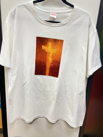 Vnds Supreme Piss Christ Tee White