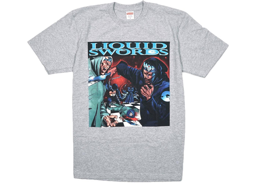 Supreme Liquid Swords Tee Heather Grey