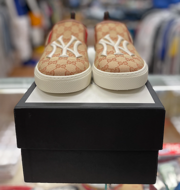 Vnds Gucci Men's NY Yankees Sneakers