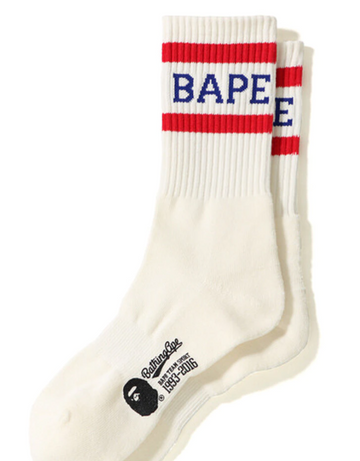 BAPE Tie Dye Socks Blue