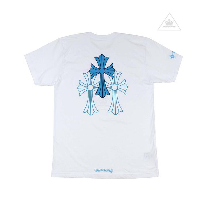 Chrome Hearts Baby Blue Cross T-Shirt