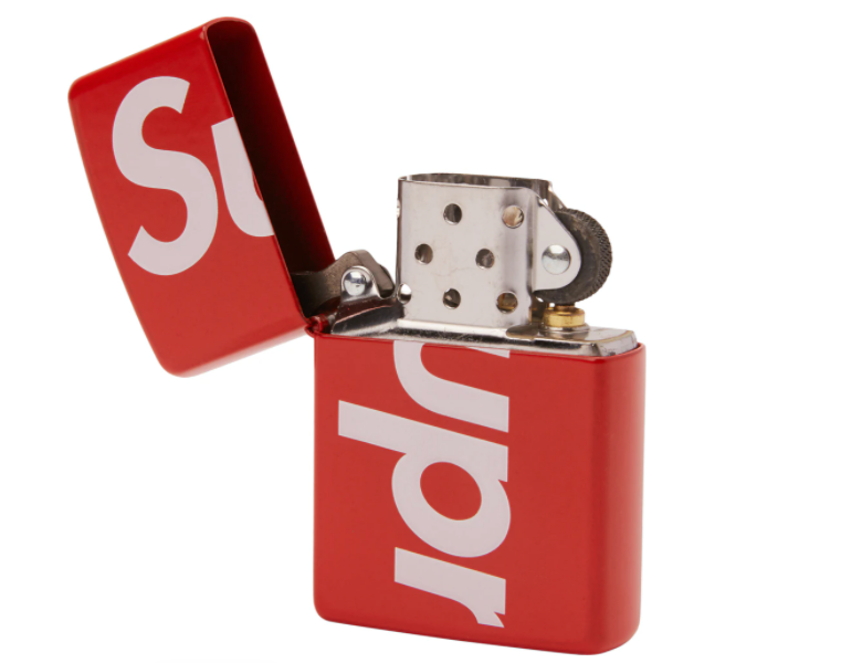 Supreme Logo Zippo Red