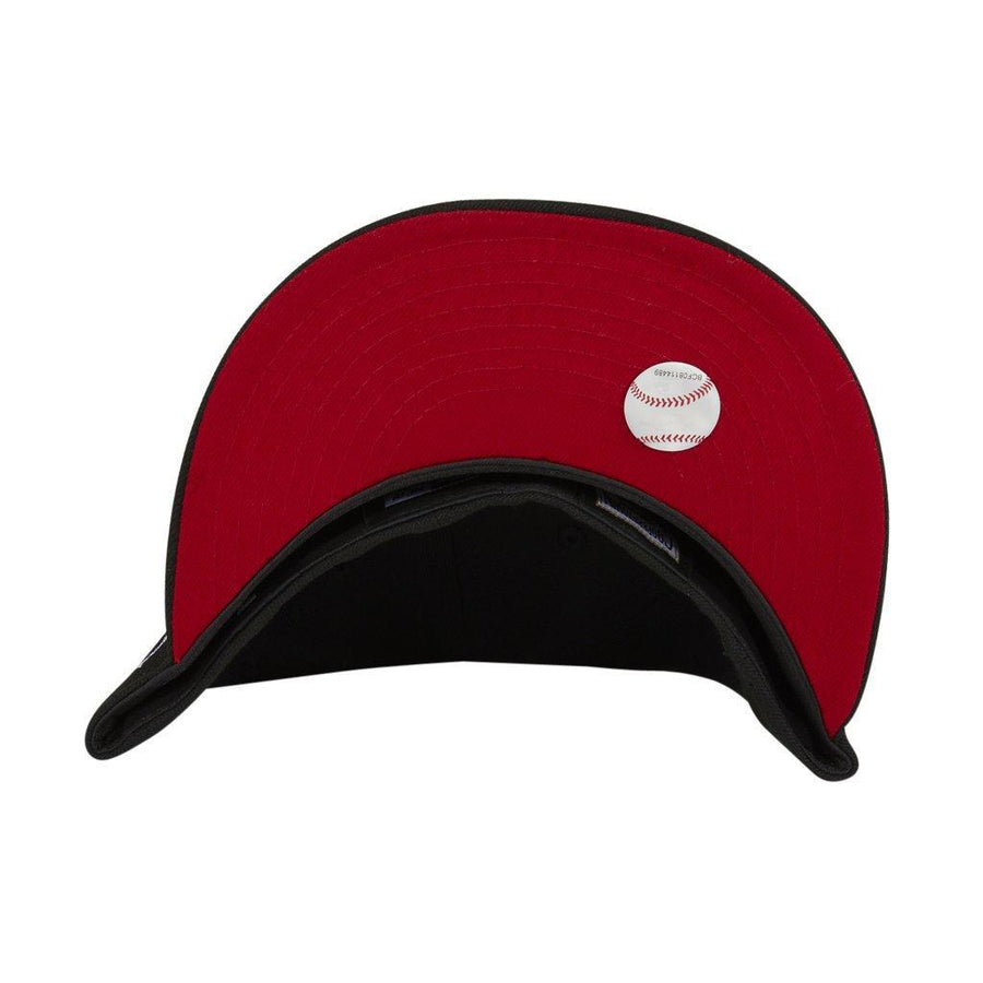 Exclusive New Era 59Fifty Arizona Diamondbacks D 2001 World Series Patch Red UV Hat - Black