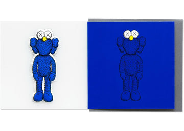 KAWS BFF Greeting Card (With Puffy Sticker) Blue