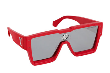 Louis Vuitton Black Louis Vuitton Sunglasses Cyclone Red